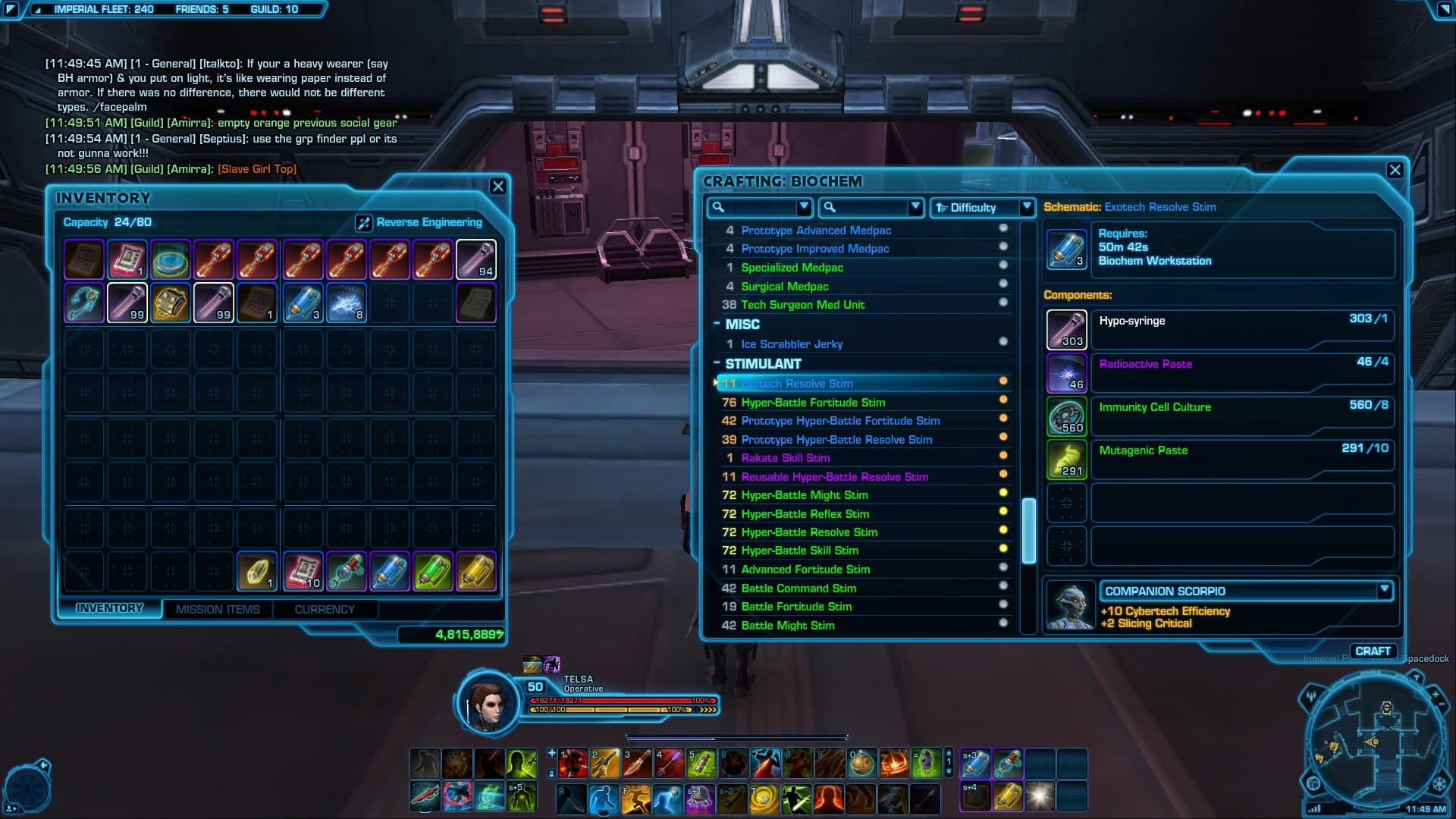 Swtor inventory slots