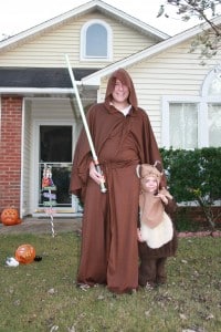 Ewok and dad