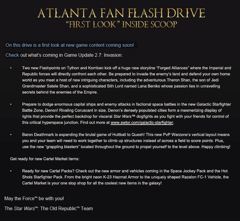 Atlanta GA Community Cantina - Flash Drive Assets