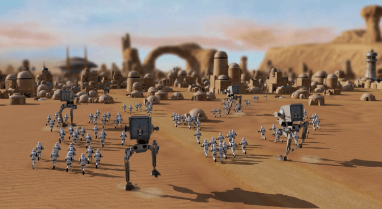 unannounced Star Wars RTS footage